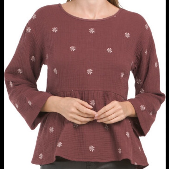 MADEWELL Francis Embroidered Gauze Top - Picture 2 of 10